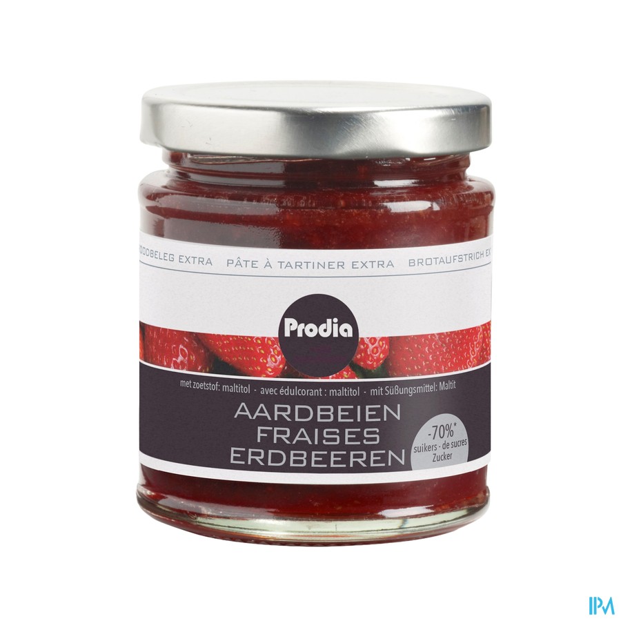 Prodia Broodbel.extra Aardb.malt.215g 5636 Revogan