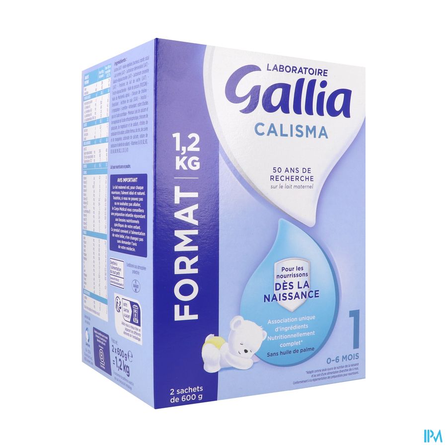GALLIA CALISMA 1AGE LAIT PDR 1200G