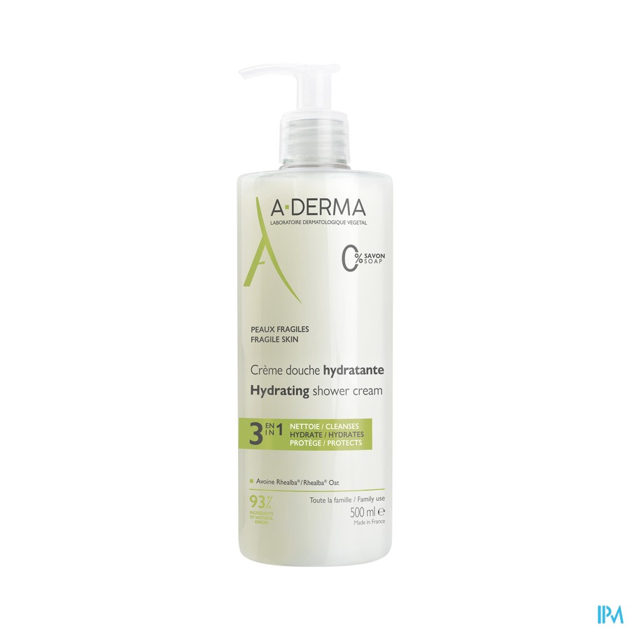 Aderma Indisp.creme Douche Hydratante 500ml