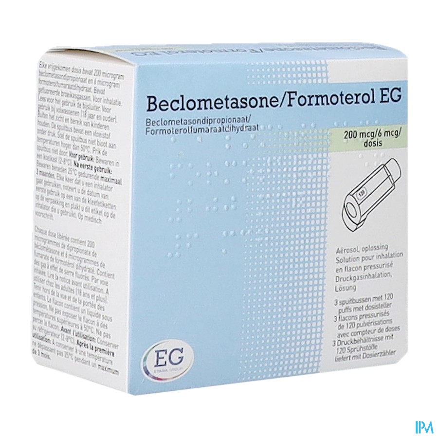 Beclometasone Formoterol EG 200Mcg/6D Susp Inh.360