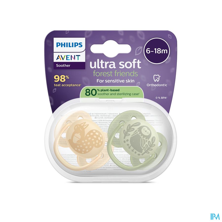 Philips Avent Fopspeen +6m Soft Design 2