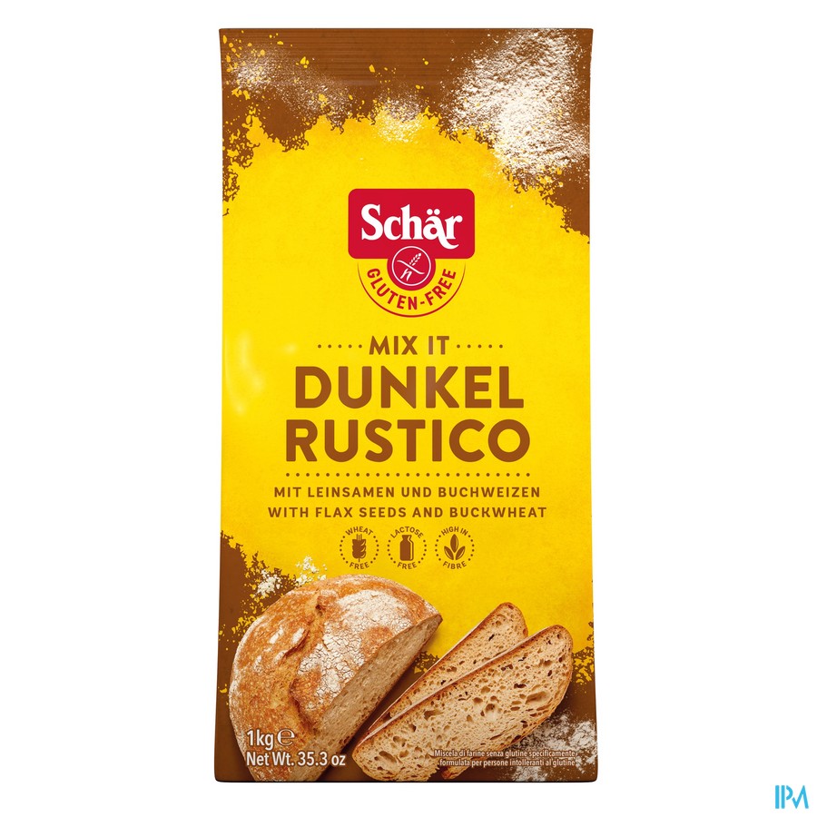 Schar Meelmix Kant&kl.brood Z/gl. 1kg 6598 Revogan