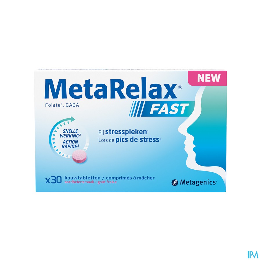Metarelax Fast Kauwtabl 30 Metagenics