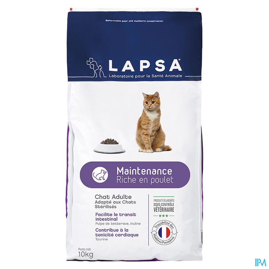 Lapsa Evenwichtige Kat Volw.onderh.alle Rassen10kg