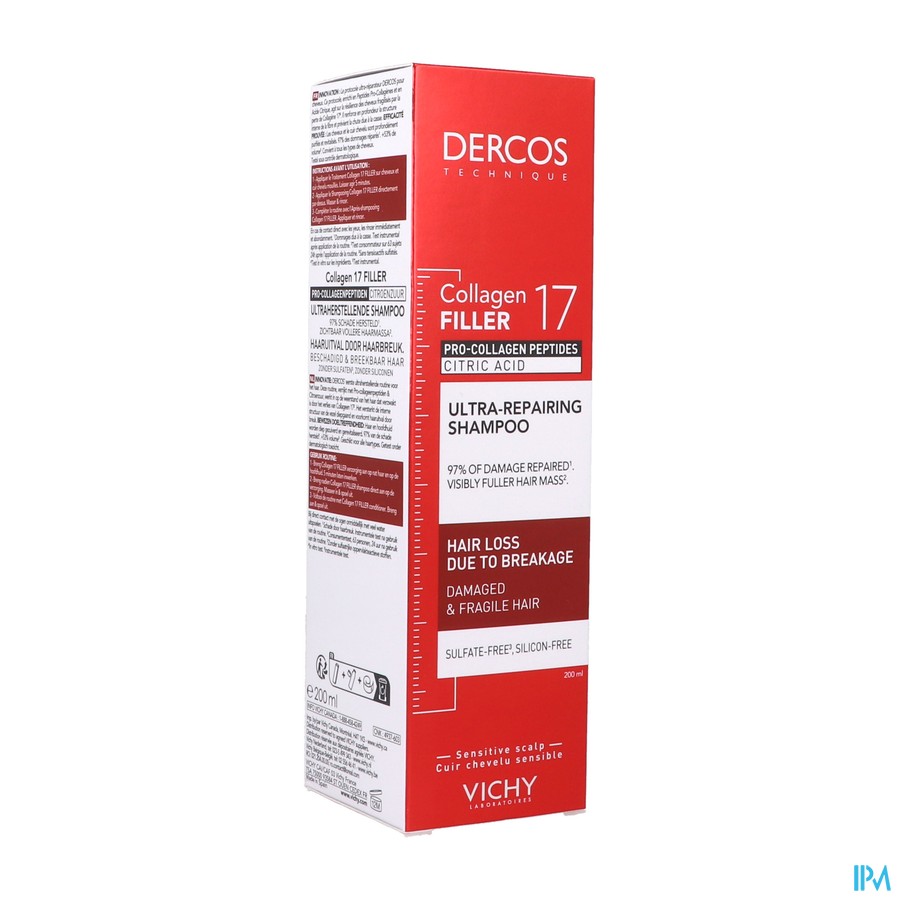 Vichy Dercos Collagen 17 Filler Shampoo 200ml