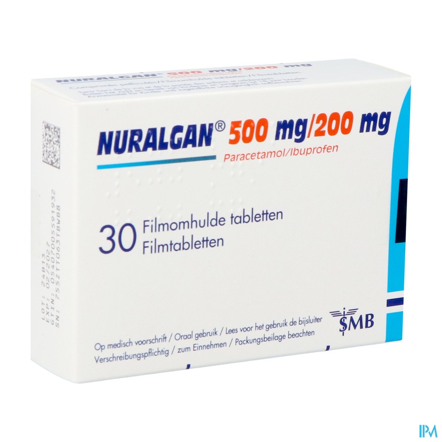 Nuralgan 500mg/200mg Filmomh Tabl 30