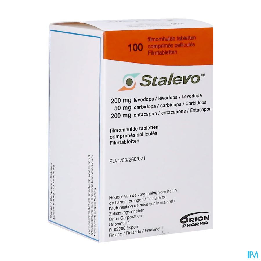 Stalevo 200mg/50mg/200mg Abacus Filmomh Tabl 100