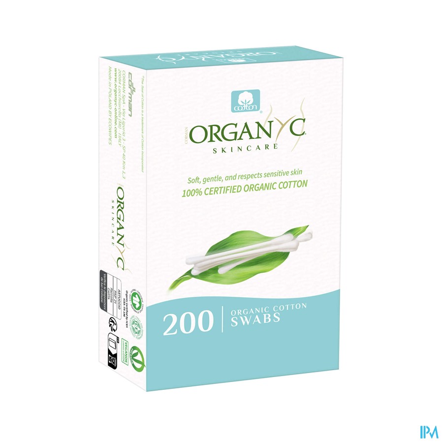 Organyc Beauty Batonnets Coton 200