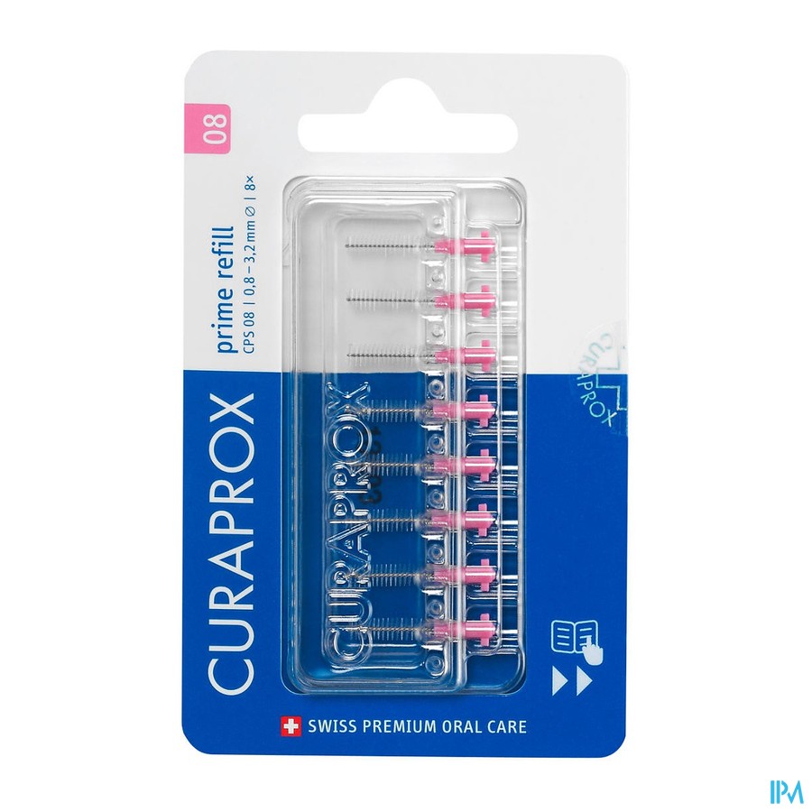 Curaprox Cps 08 Prime Brushes Refill 8