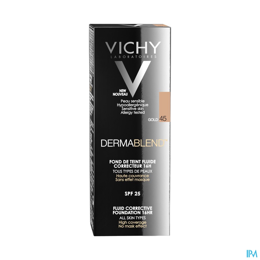 Vichy Fdt Dermablend Fluide 45 Gold 30ml Nf