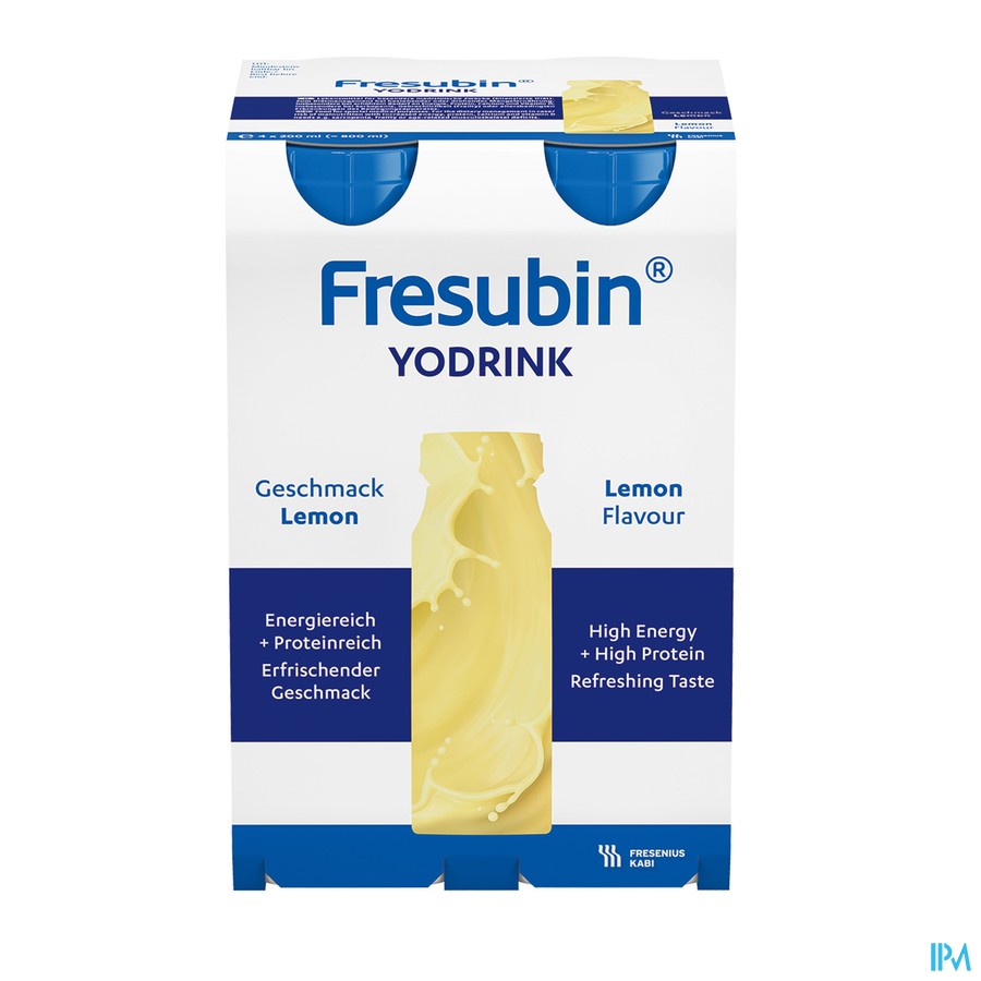 Fresubin Yodrink Citroen Easy Bottle 4x200ml