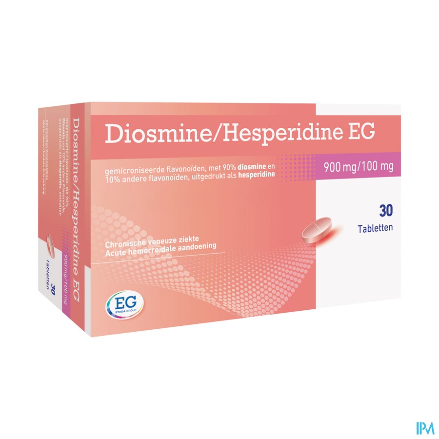 Diosmine+Hesperidine EG 900Mg+100Mg Tabl 30