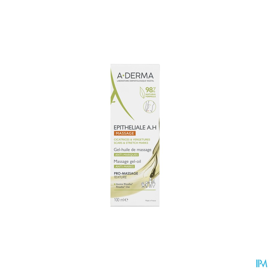 Aderma Epitheliale Ah Gel-olie Massage 100ml