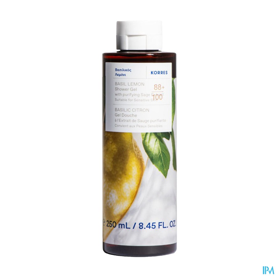 Korres Kb Bas. Lemon Gel Douche 250ml