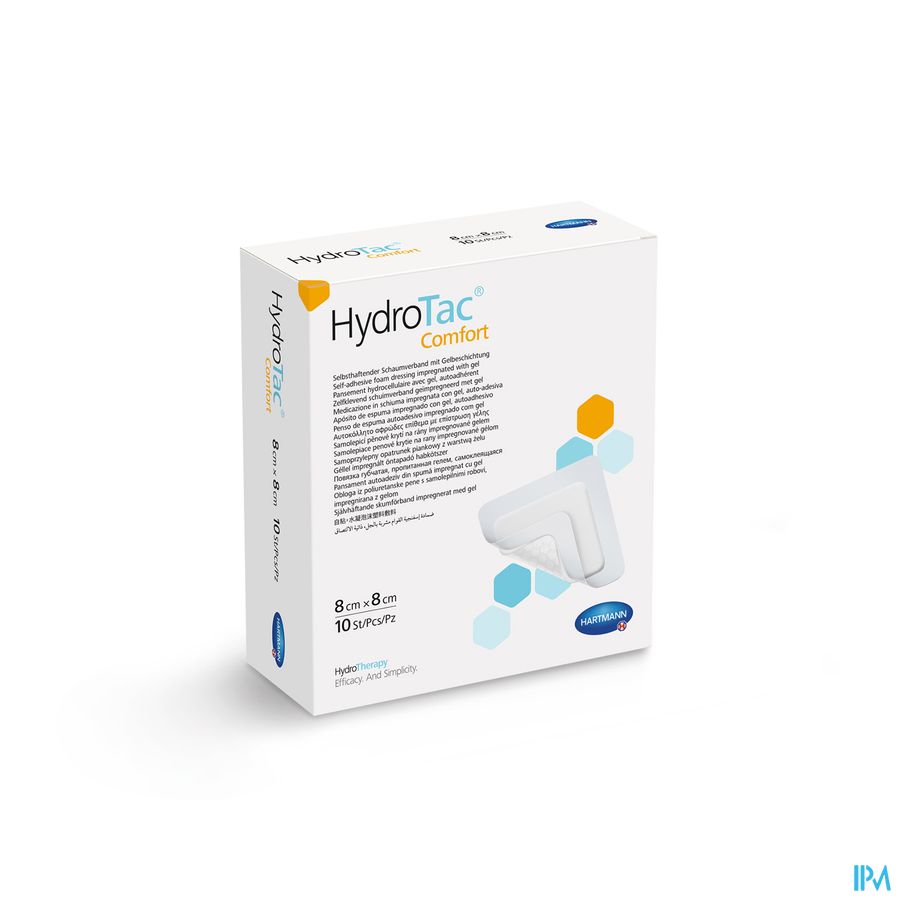 Hydrotac Verb Adh Ster 8,0x 8,0cm 10 6858100