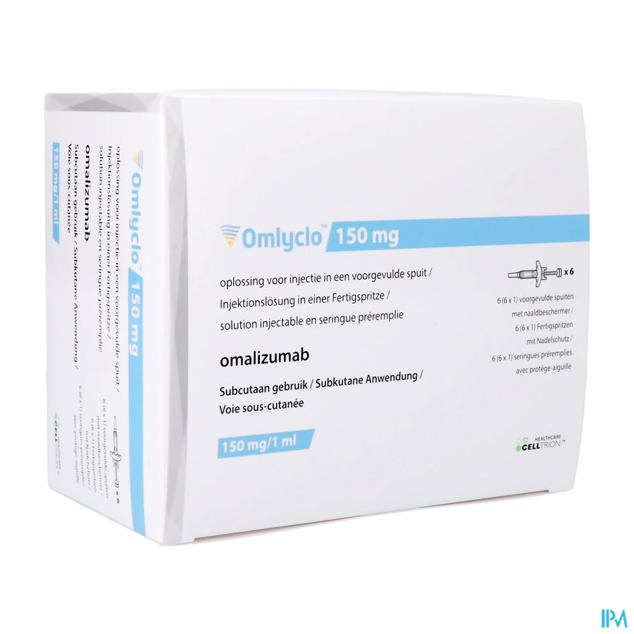 Omlyclo 150mg Opl Inj Voorgevulde Spuit 1ml 6