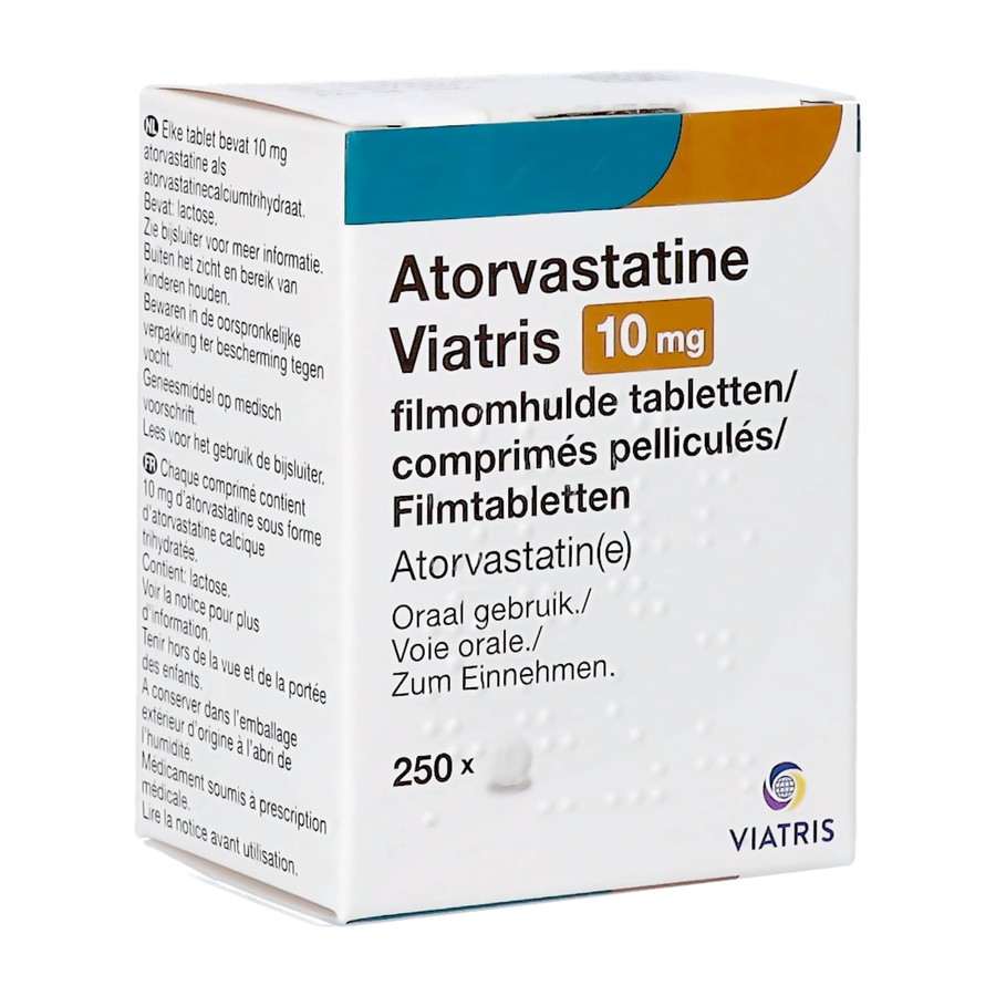 Atorvastatine Viatris 10mg Filmomh Tabl Fl 250 Idd