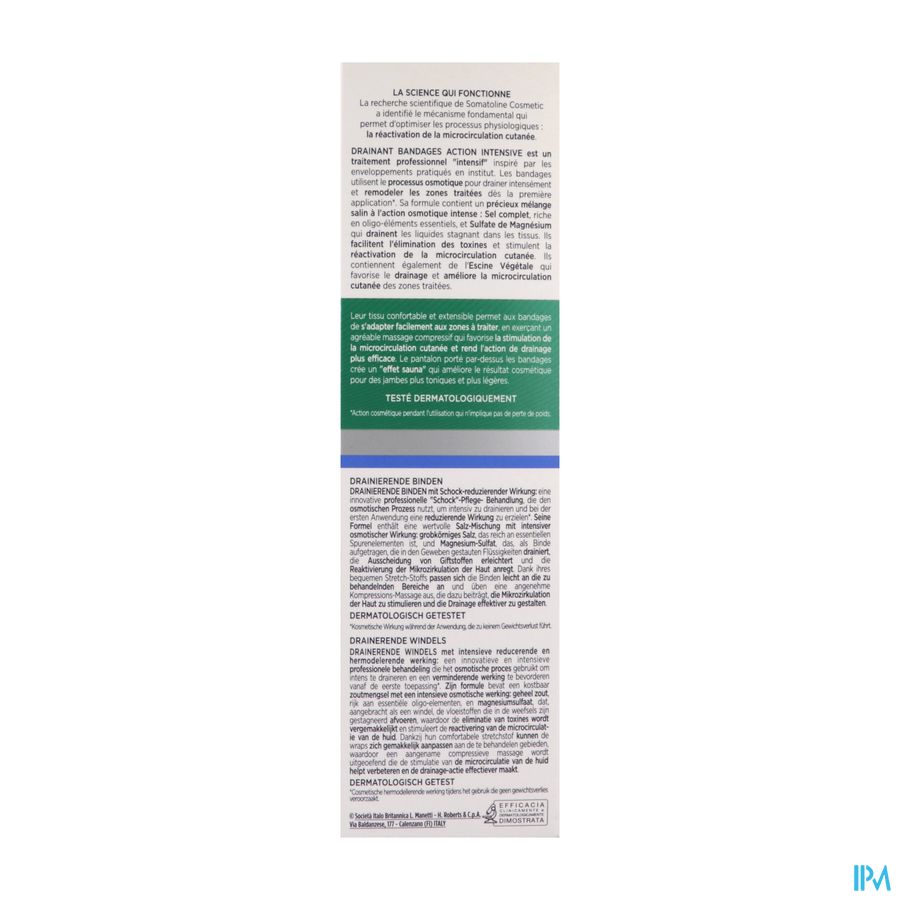 Somatoline Cosm. Bandages Drainant Starterkit 2