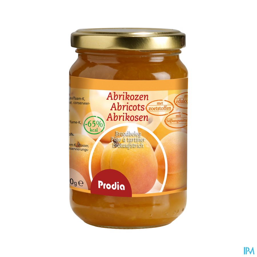 Prodia Broodbeleg Abrik.+maltitol300g 6187 Revogan