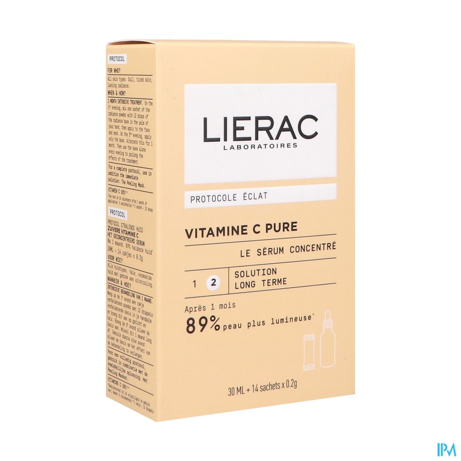 Lierac Base Eclat Vit C 30ml+zakje 14x0,2g