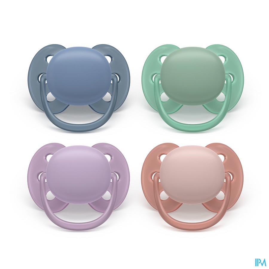 Philips Avent Sucette +6m Soft Mix 2