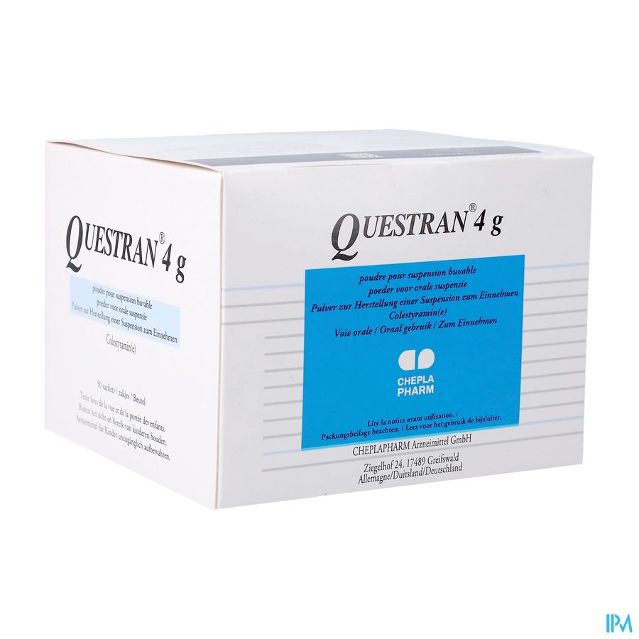 Questran Pulv Or Sach 50 X 4g Questran Pulv Or Sach 50 X 4g