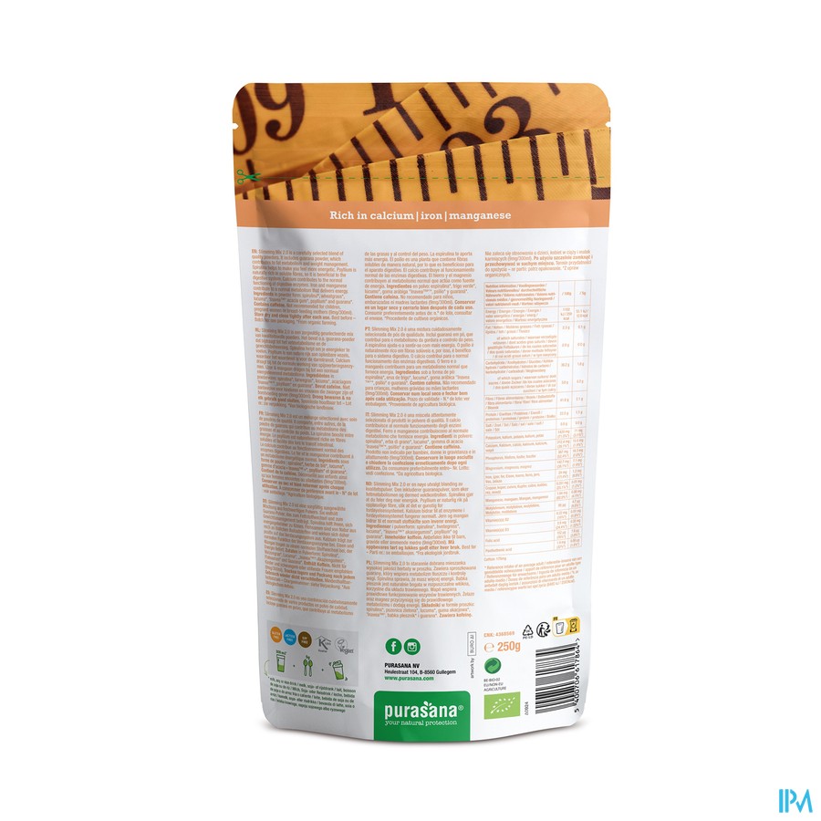 Purasana Superfoods Slimming Mix 2.0 Bio 250g