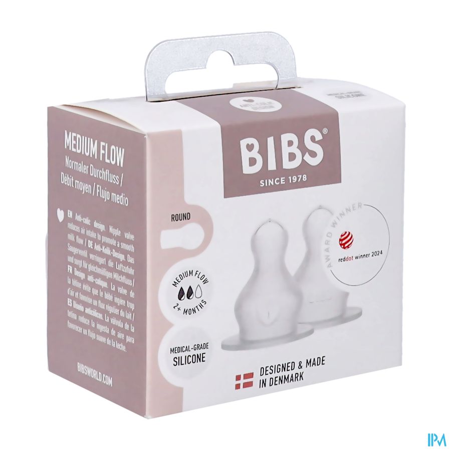 Bibs Zuigfles Spenen Siliconen Duopack M