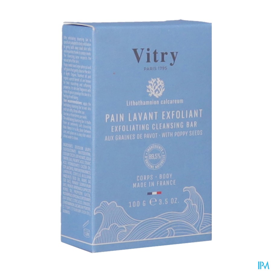 Vitry Les Essentiels Exfolierende Zeepbar 100g