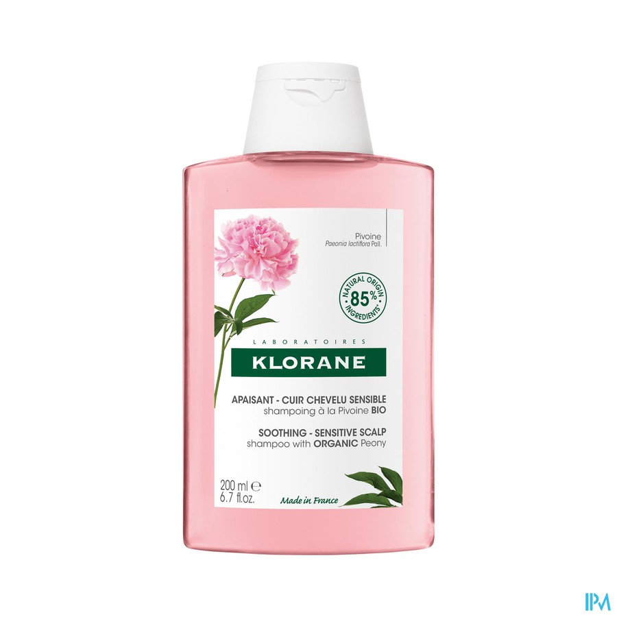Klorane Capil. Sh Bio Pioenroos 200ml