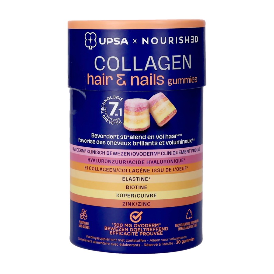 UPSA NOURISHED COLLAGEN HAIR & NAILS 15X