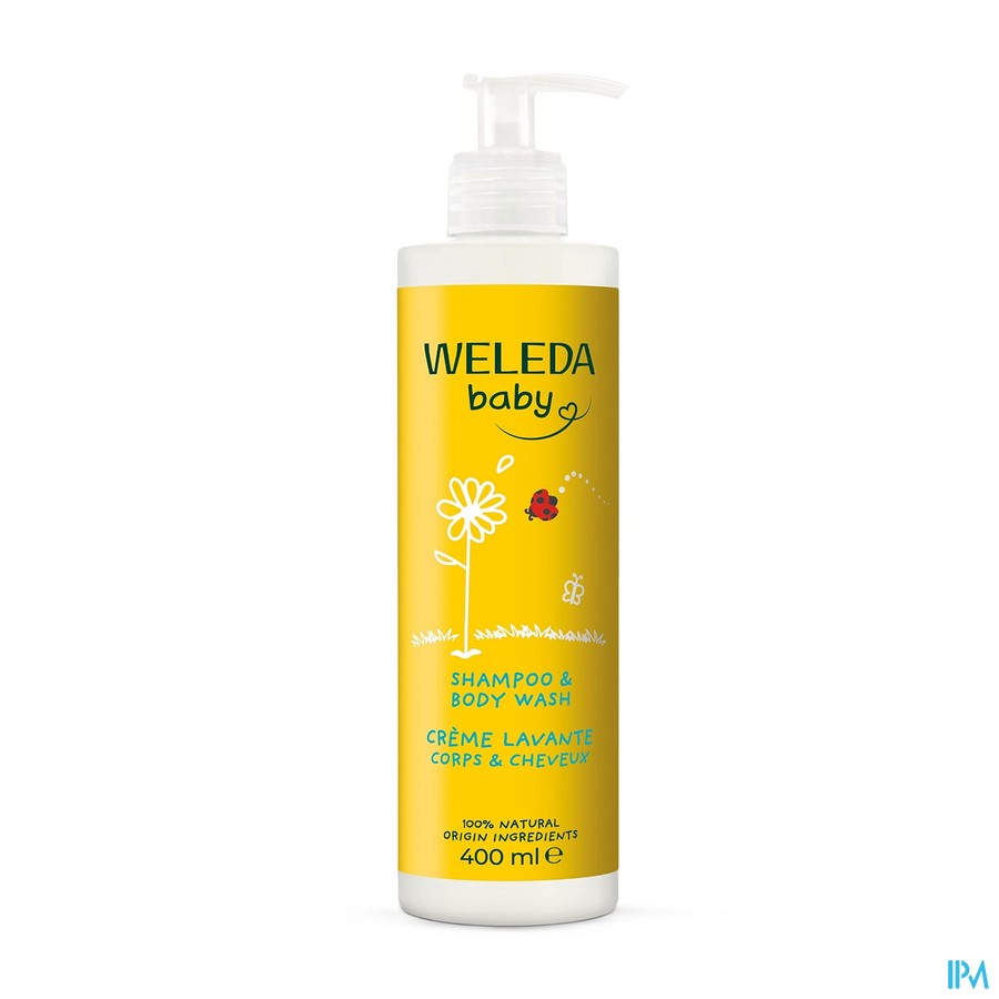 Weleda Calendula Shampooing & Creme Douche 400ml