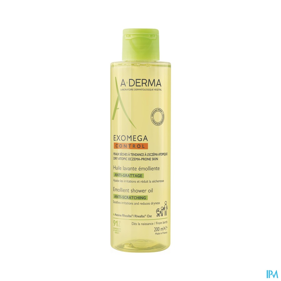 Aderma Exomega Control Emolierende Wasolie 200ml