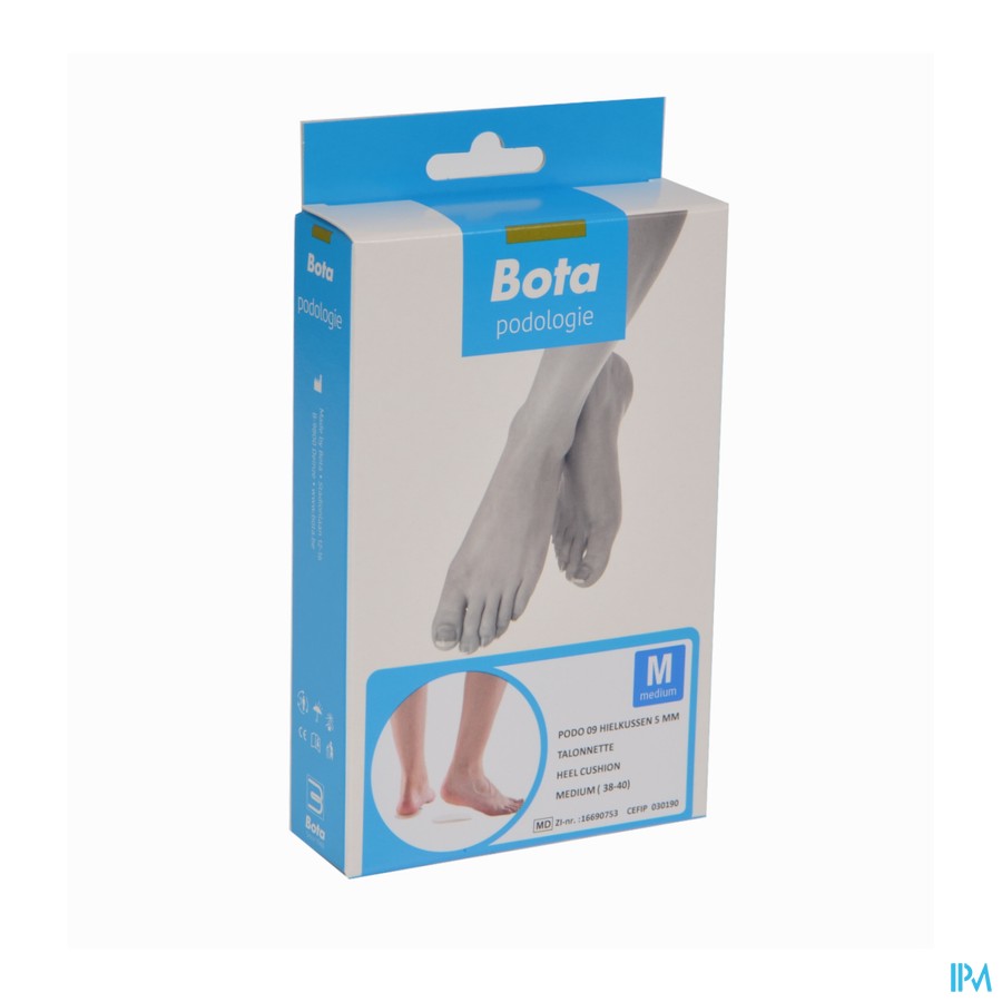 Bota Podo 9 Hielkussen Silicone 5mm M 1paar