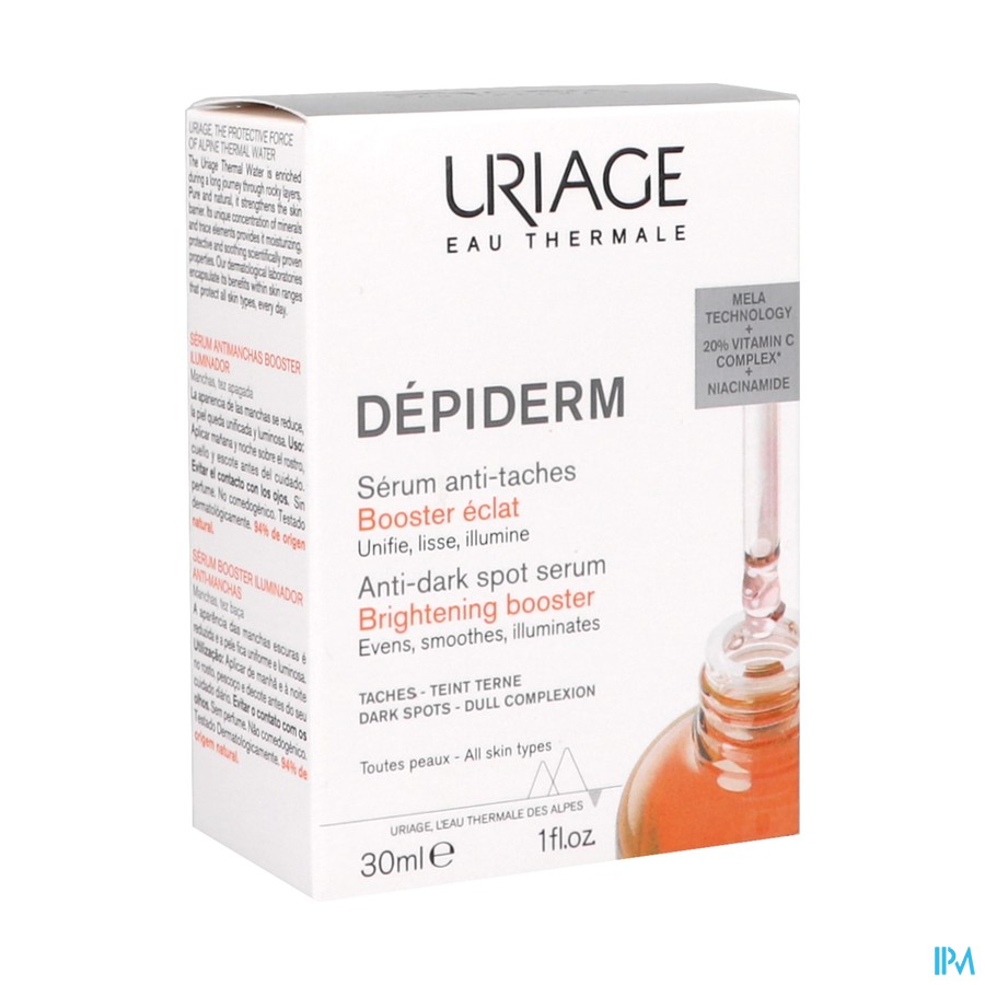 Uriage Depiderm Serum A/taches Booster Eclat 30ml