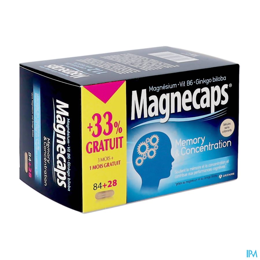 Magnecaps Memory & Concentration Caps 84+28 Grat.