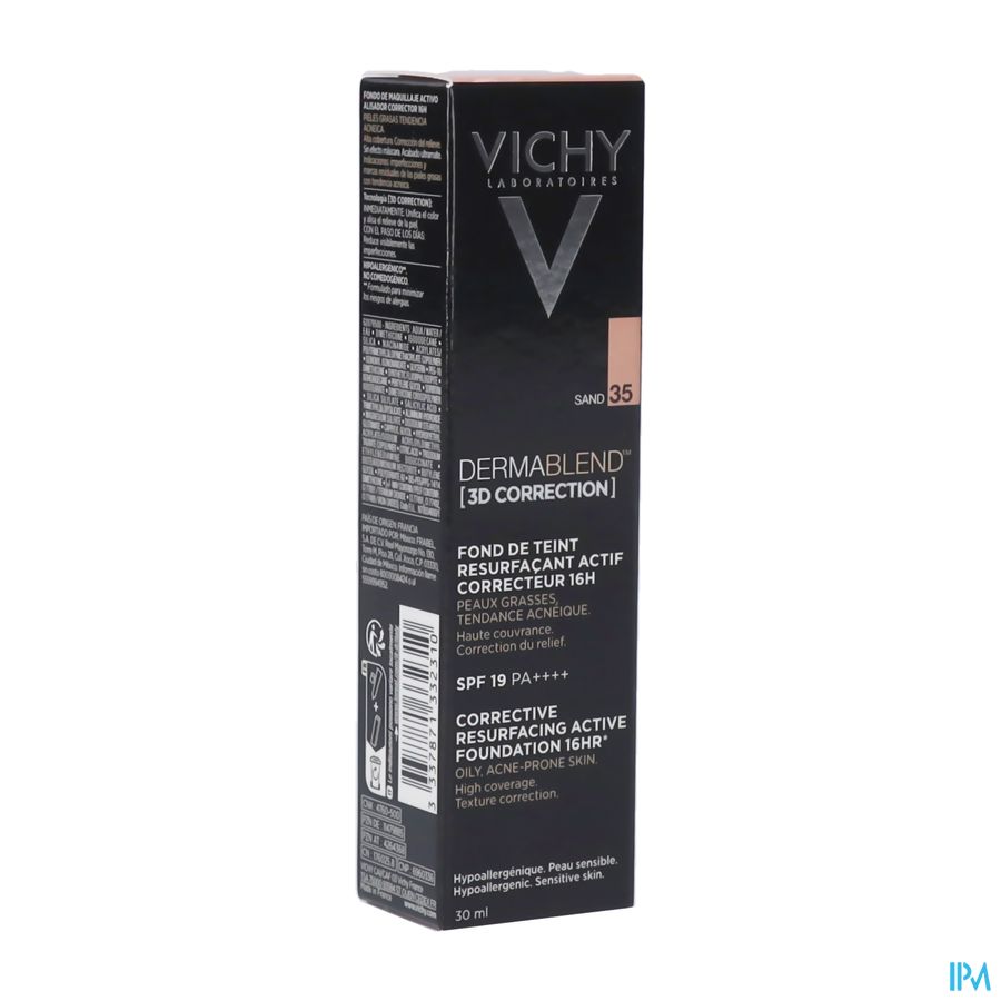 Vichy Fdt Dermablend Correction 3d 35 30ml