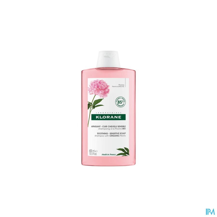 Klorane Capil. Sh Pioenroos Bio 400ml