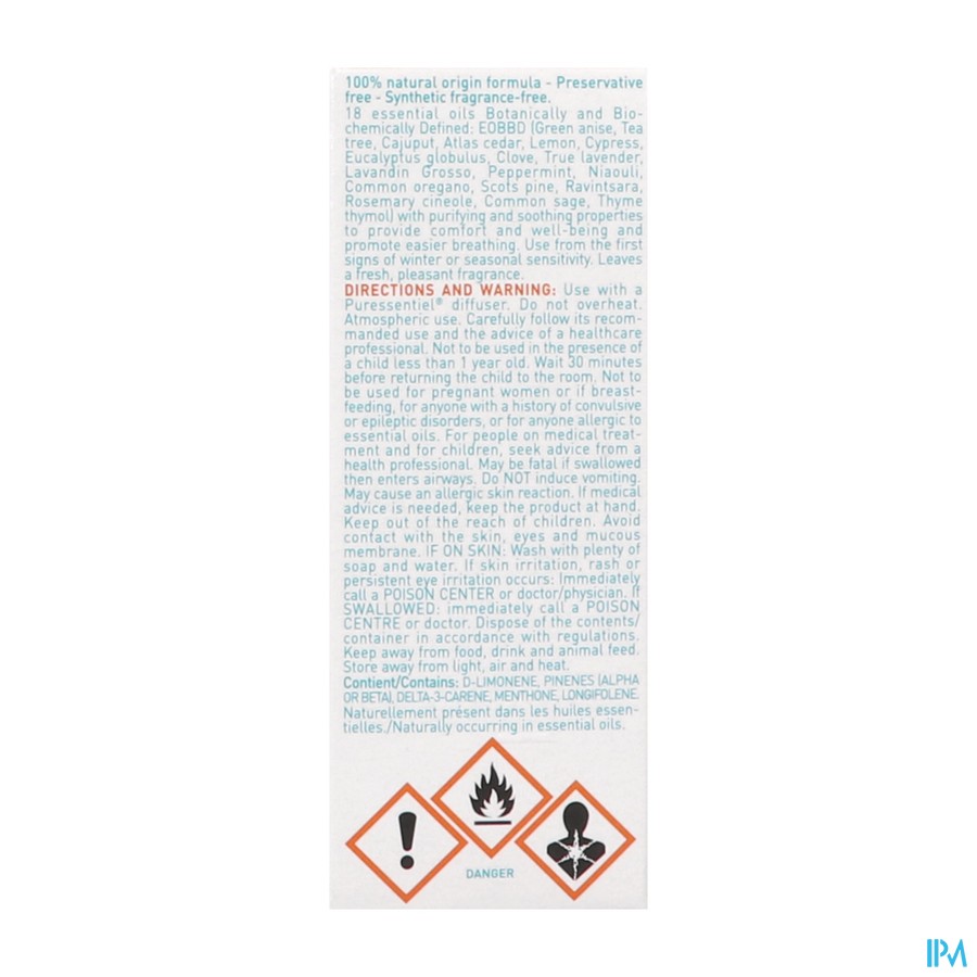 Puressentiel Verstuiving Adem Complexe Fl 30ml