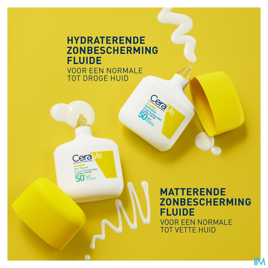 Cerave Sun Zonne Fluide Hydra Onzichtb.spf50 50ml