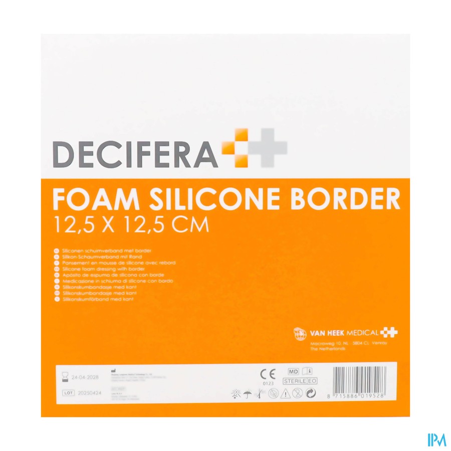 Decifera Foam Silicone Border 12,5x12,5cm 5