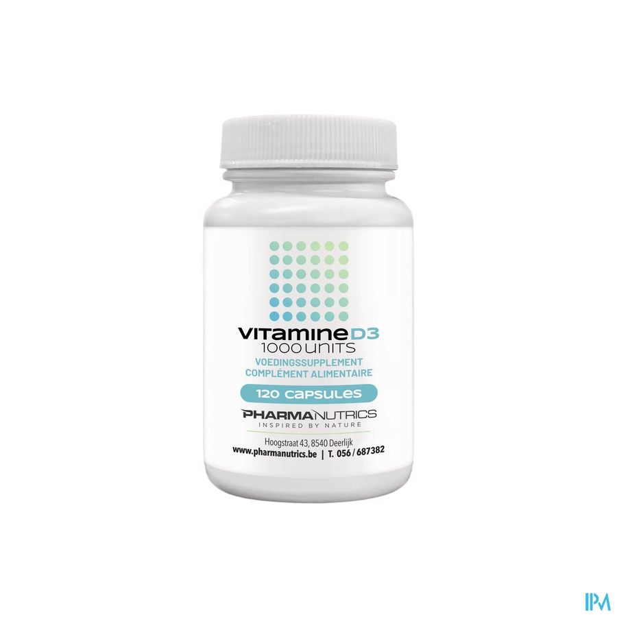 Vit D3 Caps 120 Pharmanutrics