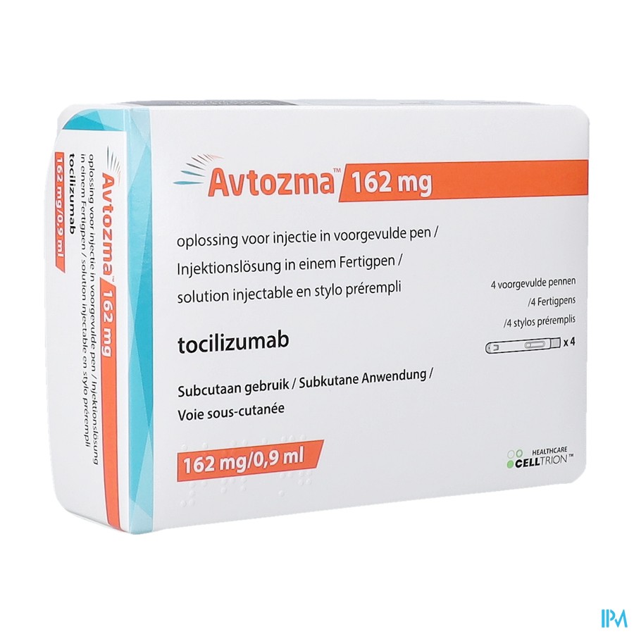 Avtozma 162mg Opl Inj Voorgevulde Pen 4