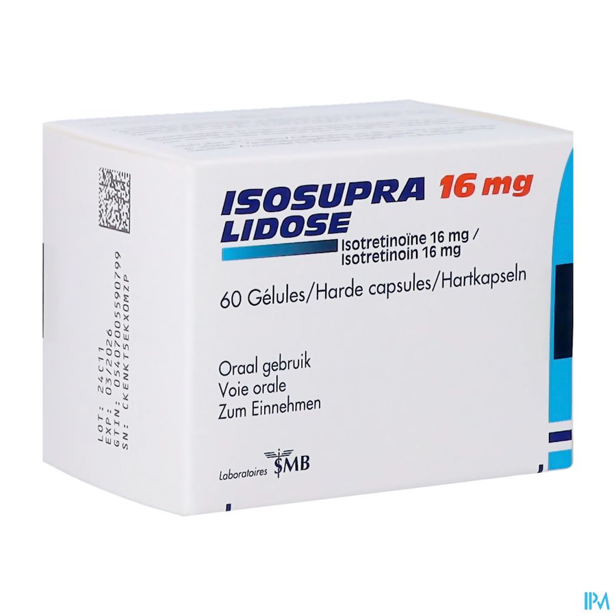 Isosupra Lidose Caps 60 X 16mg Isosupra Lidose Caps 60 X 16mg