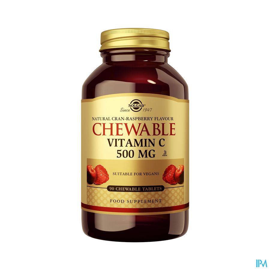 Solgar Chewable Vitamin C 500mg Kauwtabl 90 Solgar Chewable Vitamin C 500mg Kauwtabl 90