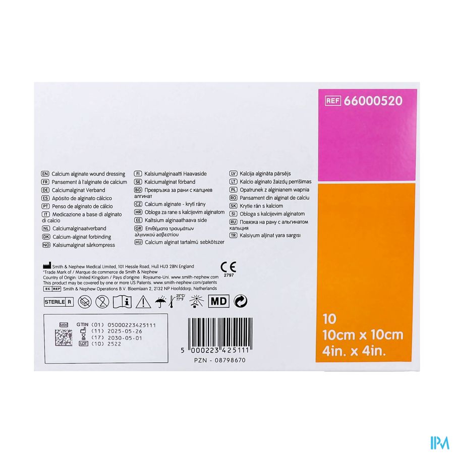 Algisite Pans Algin.ca 10x10cm 10 66000520