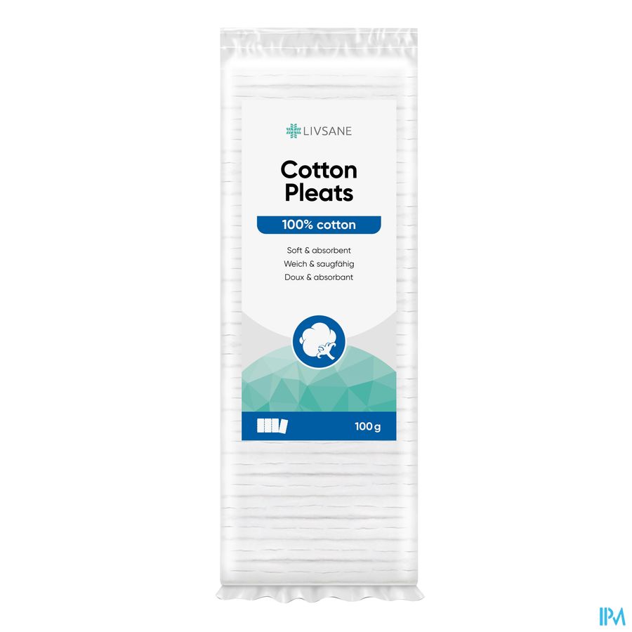 Livsane Coton Ouate Predecoupe 100g