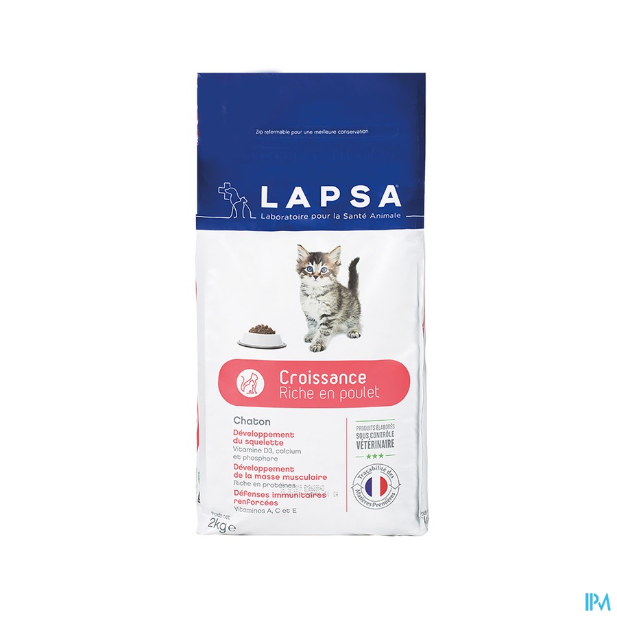 Lapsa Physio.chat Chaton Croissance Tte Race 2kg