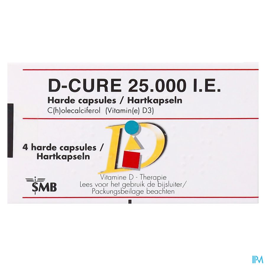 D-cure 25000ie Gelulen 4 4