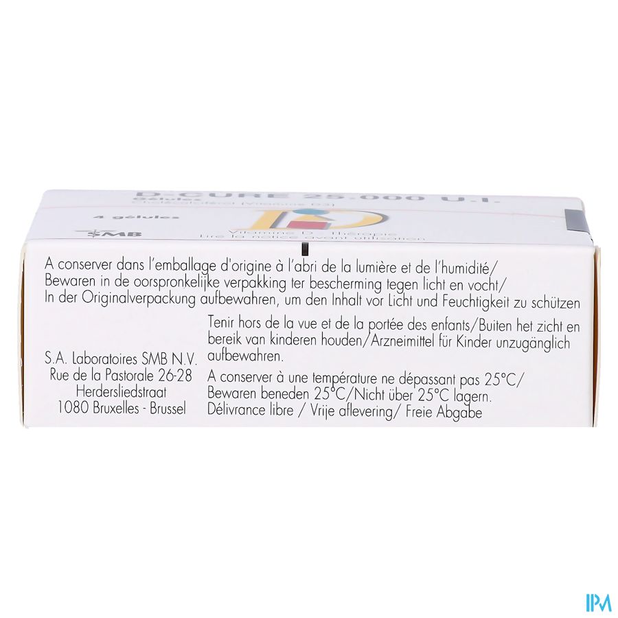 D-cure 25000ie Gelulen 4 5